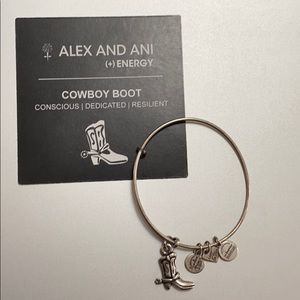 Alex and Ani Cowboy Boot Bracelet